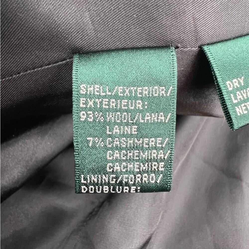Ralph Lauren Blazer Wool and Cashmere gray sz 18W - Picture 7 of 8